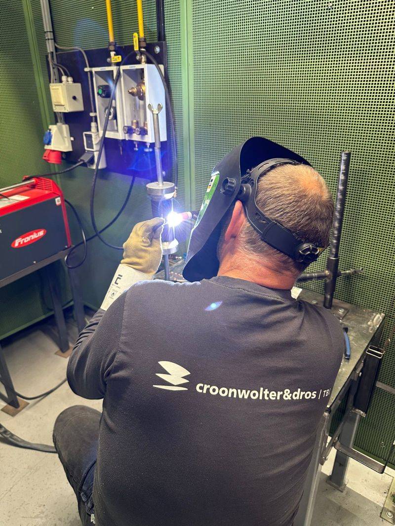 tig staal lasopleiding croonwolterendros praktijktraining